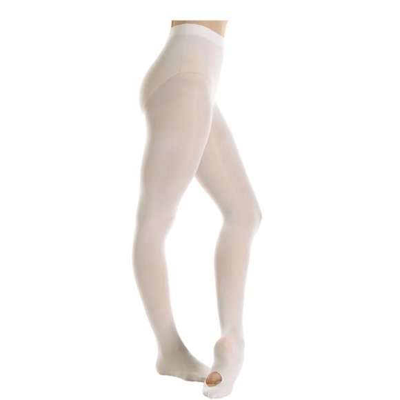 NWT Mondor Convertible Ultra Soft Tights 319 White 56 - Picture 1 of 2
